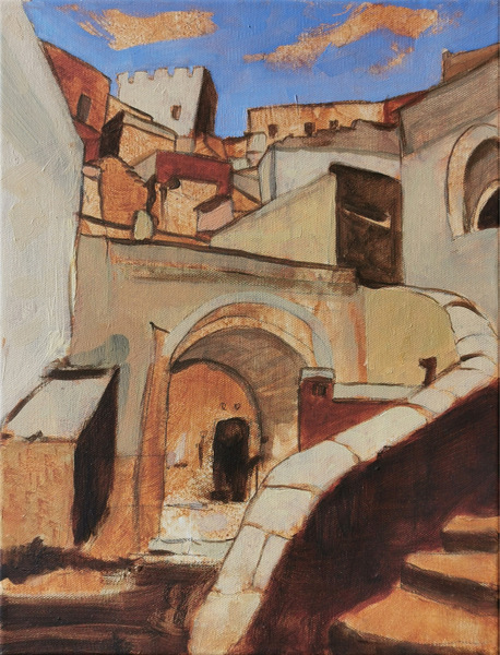 matera 3 - 30x40 - technique mixte